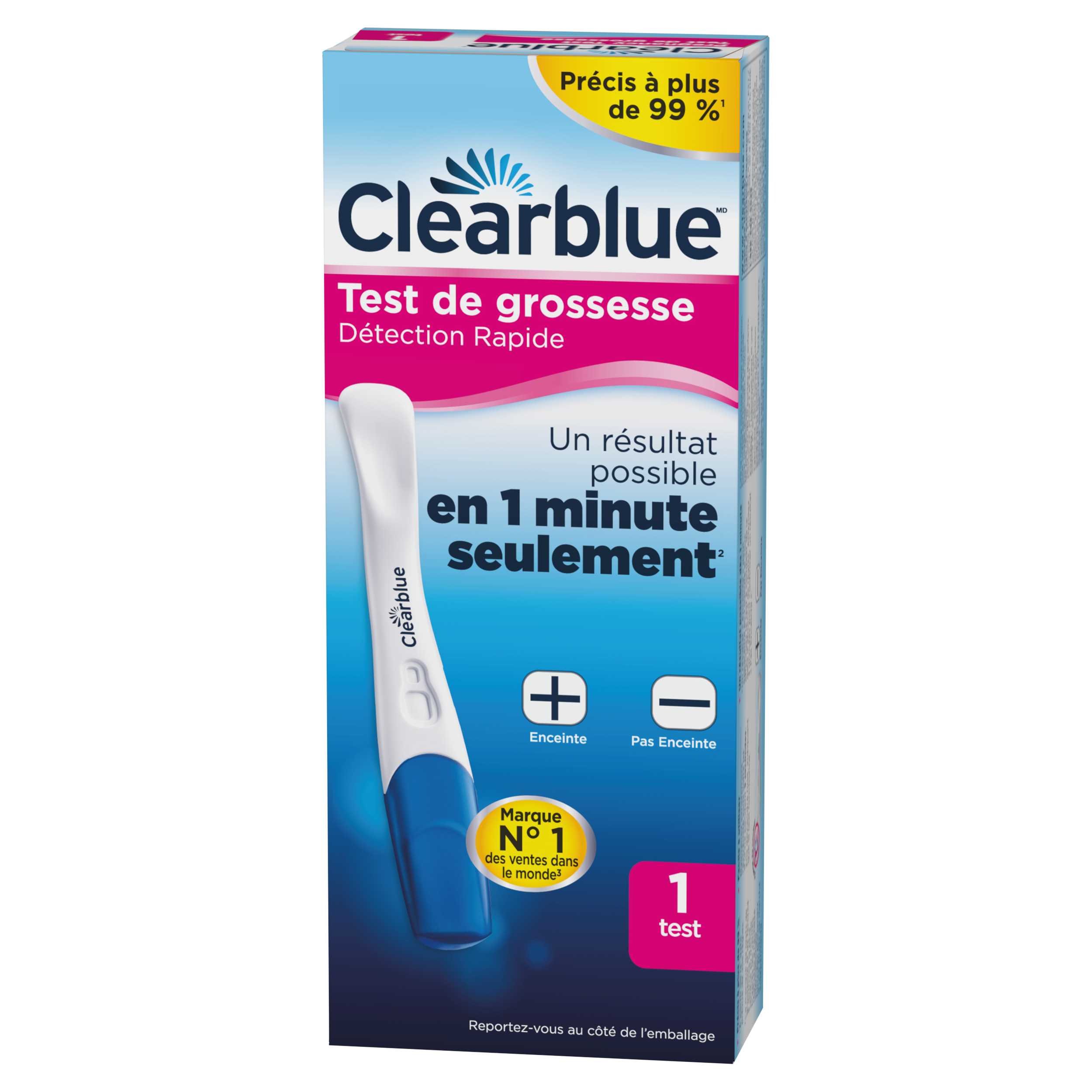 Test de grossesse Clearblue Détection rapide : Des résultats rapides –  Clearblue